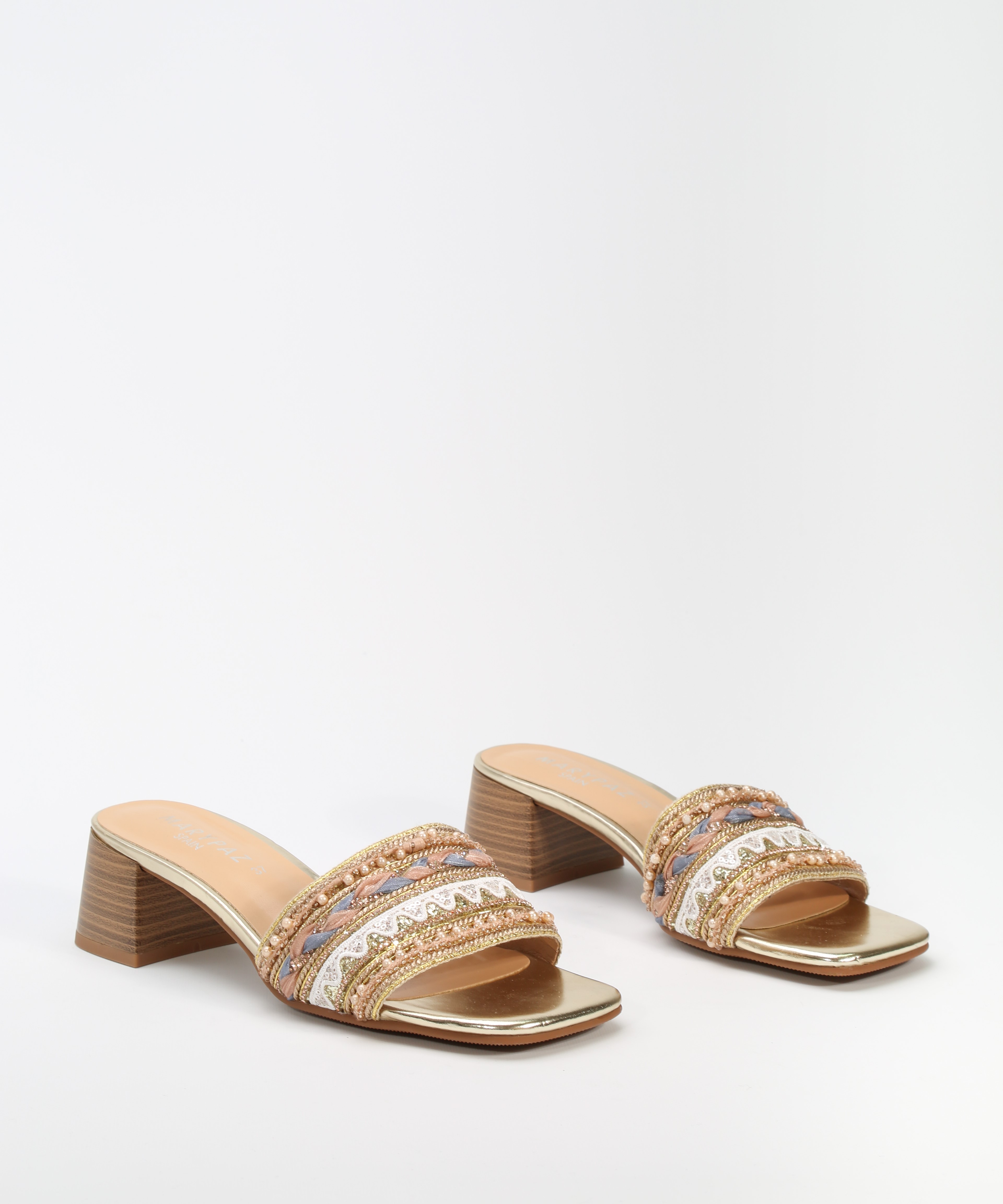 Sandalias tacón mule image number null